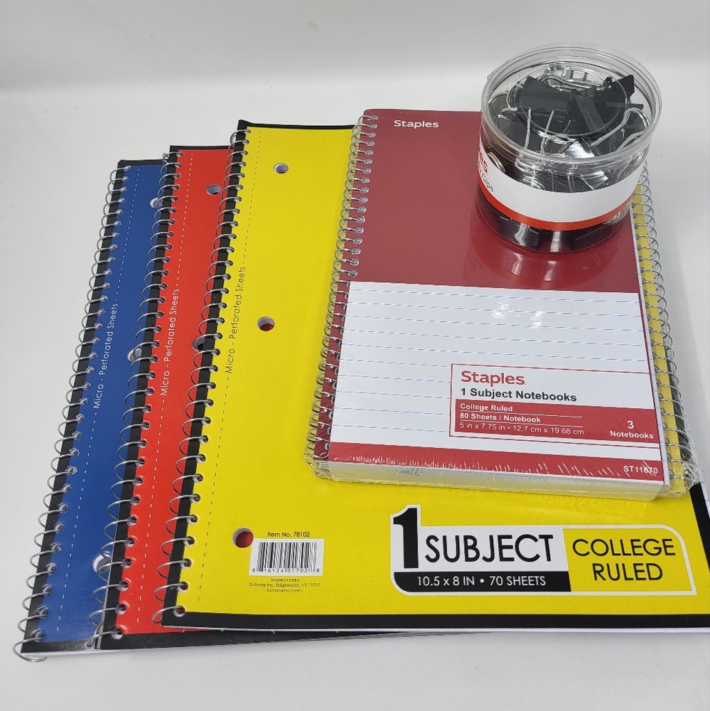 Staples‎ Office Home School Business Supplies Clips Notebooks College
